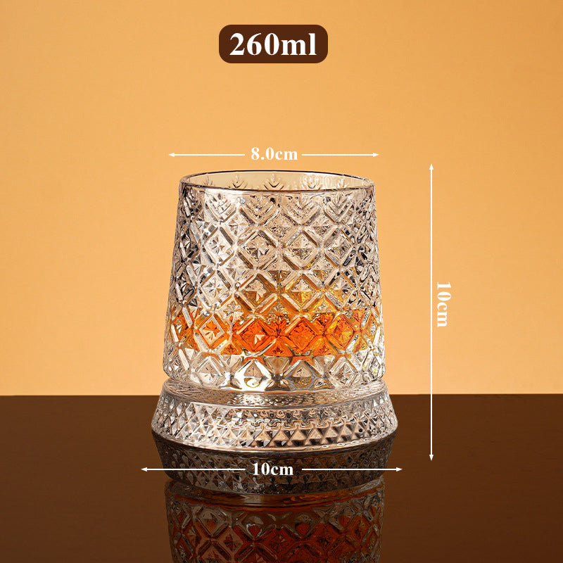 360° Rotating Whiskey Glass Tumbler🍺