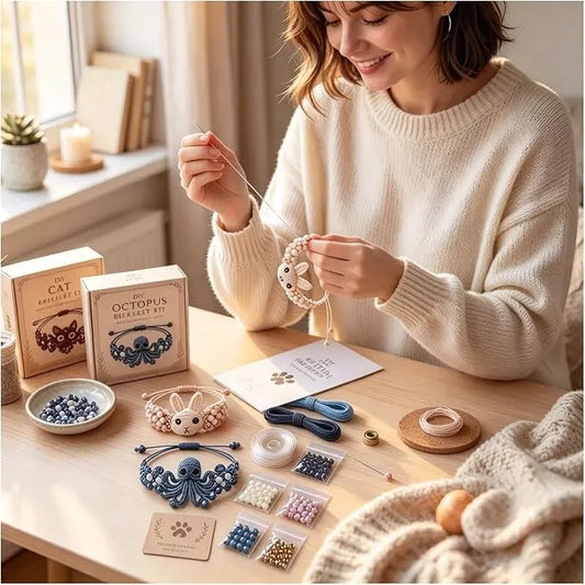 🦋Animal Beaded Bracelet DIY Kit Series🐞