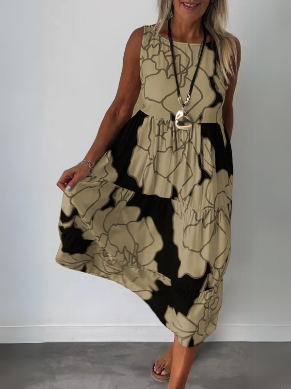 Off The Shoulder Printed Dress