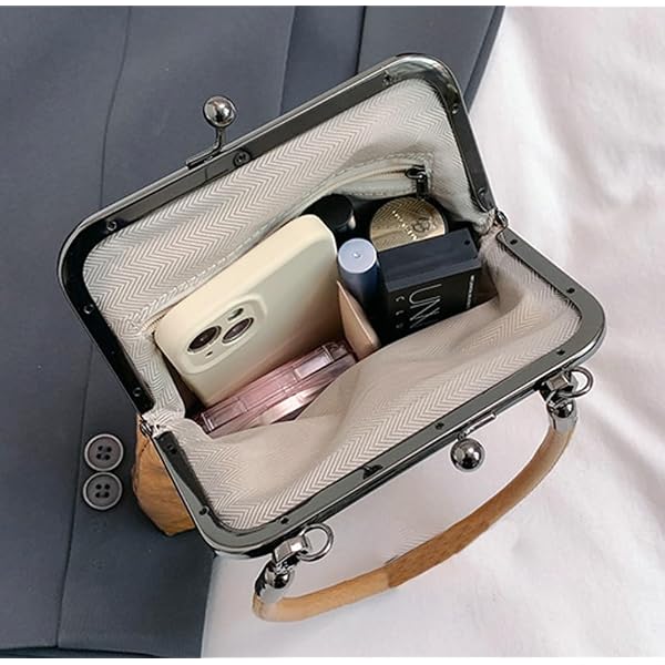 Women's Leather Kiss Buckle Crossbody/Shoulder Bag