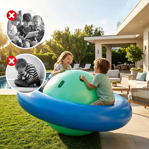 Limited-Time Offer: Kids' Outdoor Spinning Ball Game (with Handle)