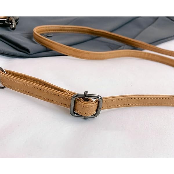 Women's Leather Kiss Buckle Crossbody/Shoulder Bag