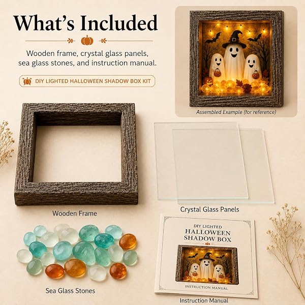 💡DIY 3D Light-Up Halloween Shadow Box Kit🎃