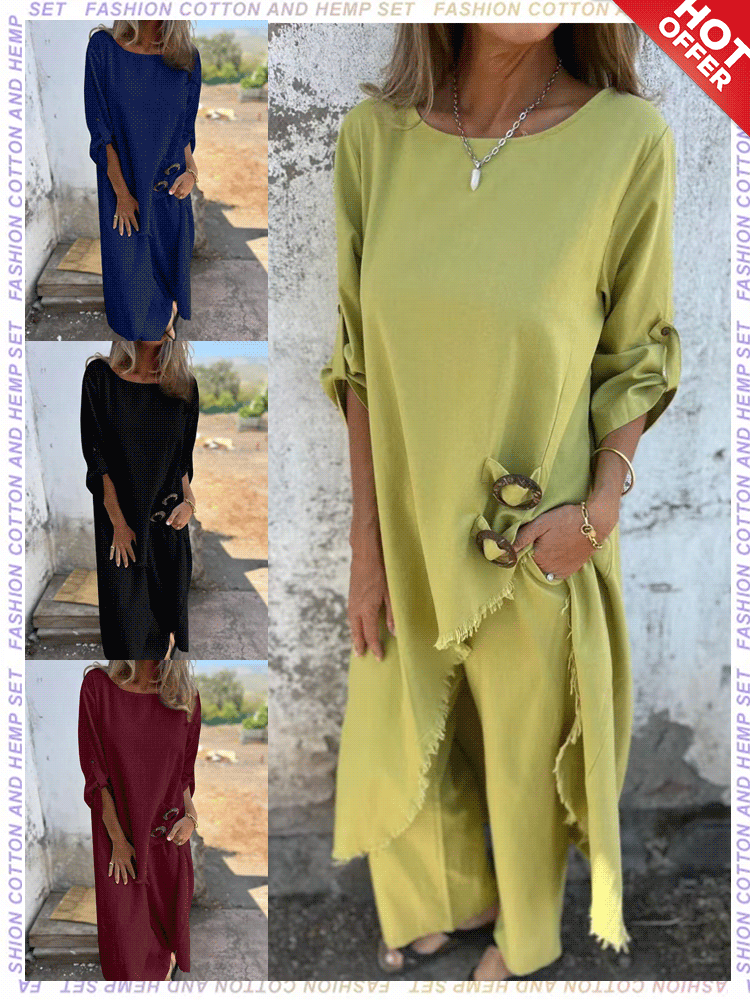 🎉2026 Women's Irregular Dress and Loose Fit Pants