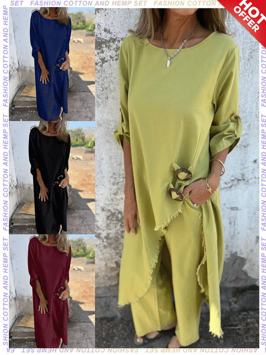 🎉2026 Women's Irregular Dress and Loose Fit Pants