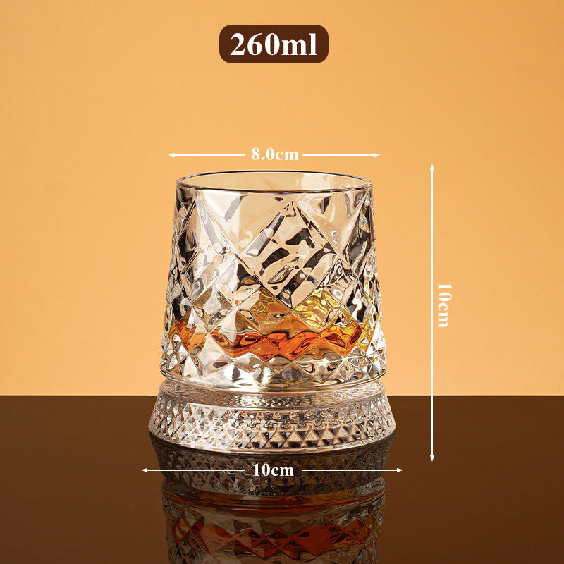 360° Rotating Whiskey Glass Tumbler🍺