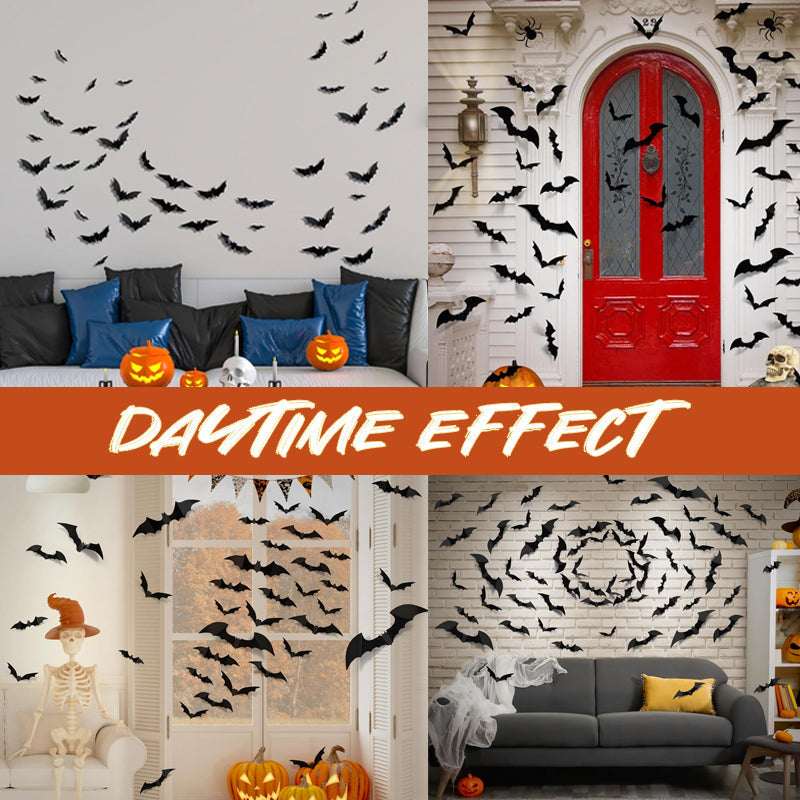 🦇Halloween Special Offer – LED Illuminated 3D Bat Wall Decor