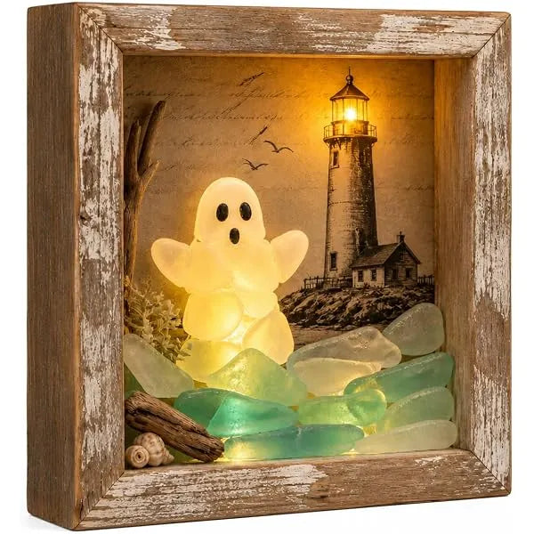 💡DIY 3D Light-Up Halloween Shadow Box Kit🎃
