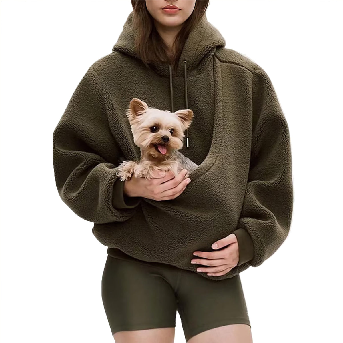 🧸New Bestsellers — 50% Off 🐱Women's Kangaroo-Pocket Pet-Carrying Hoodie