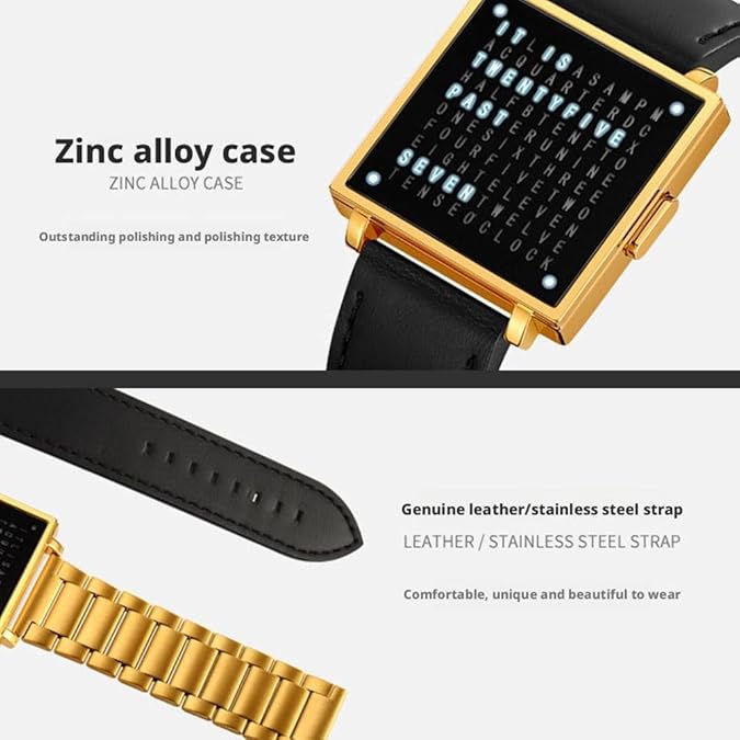 👨‍💼45% off-Square Letter Men's Luxury Electronic Watch⌚