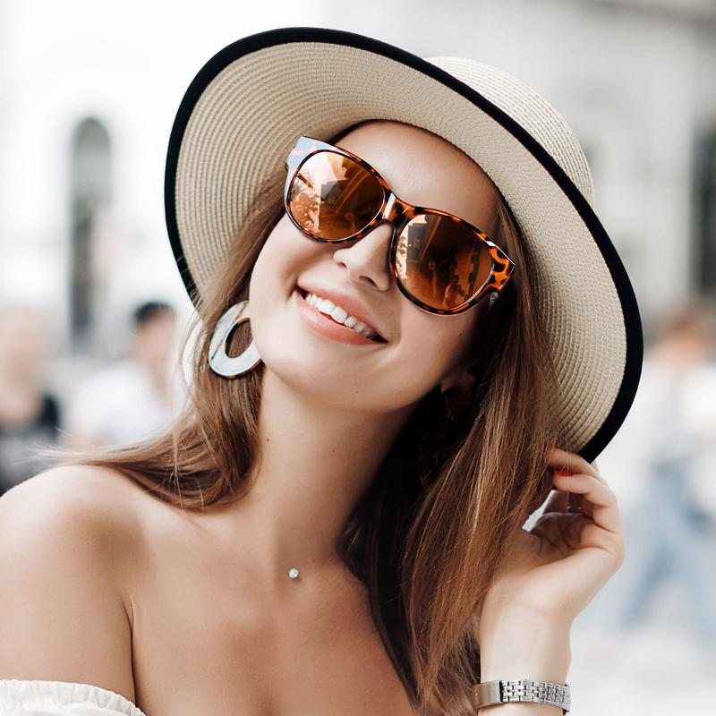🎉😎2026 New Polarized UV400 Protection Trendy Round Cat-eye Sunglasses 🕶️Limited-time offer – Buy 1, Get 1 Free 🕶️✨