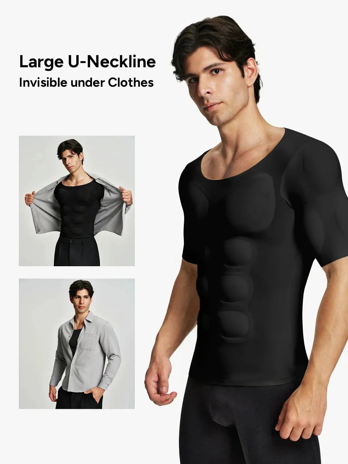🦾Men's Fake Muscle T-ShirtsReshape a more powerful appearance