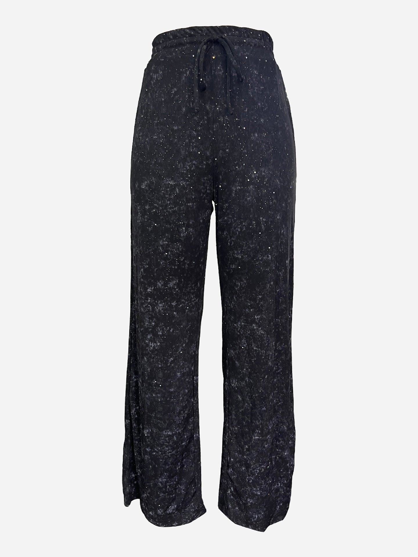 Women's Wide Leg Sequin Pants Festive Sparkle & Guaranteed Comfort