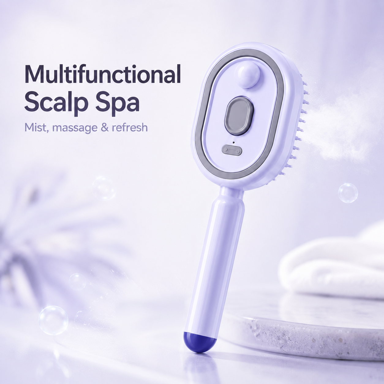 💆♀️3-in-1 Electric Spray Massage Air-Cushion Comb