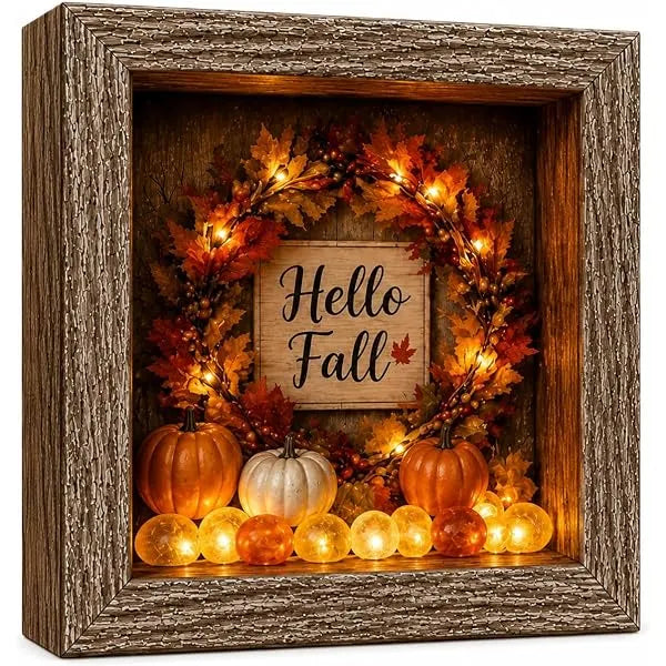 💡DIY 3D Light-Up Halloween Shadow Box Kit🎃