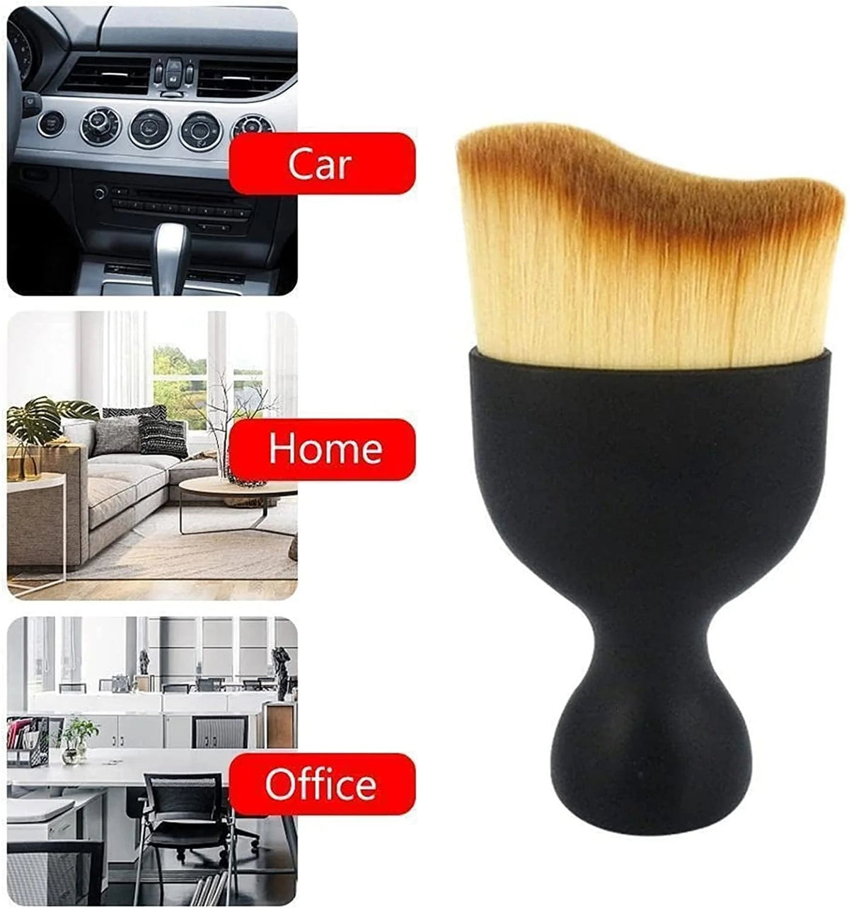 🚗Car interior cleaning brush with logo