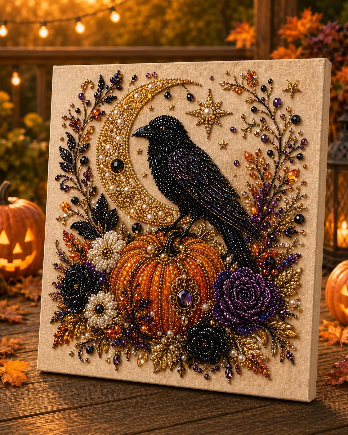 🎃👻Halloween Ghost Pearl Art DIY Kit