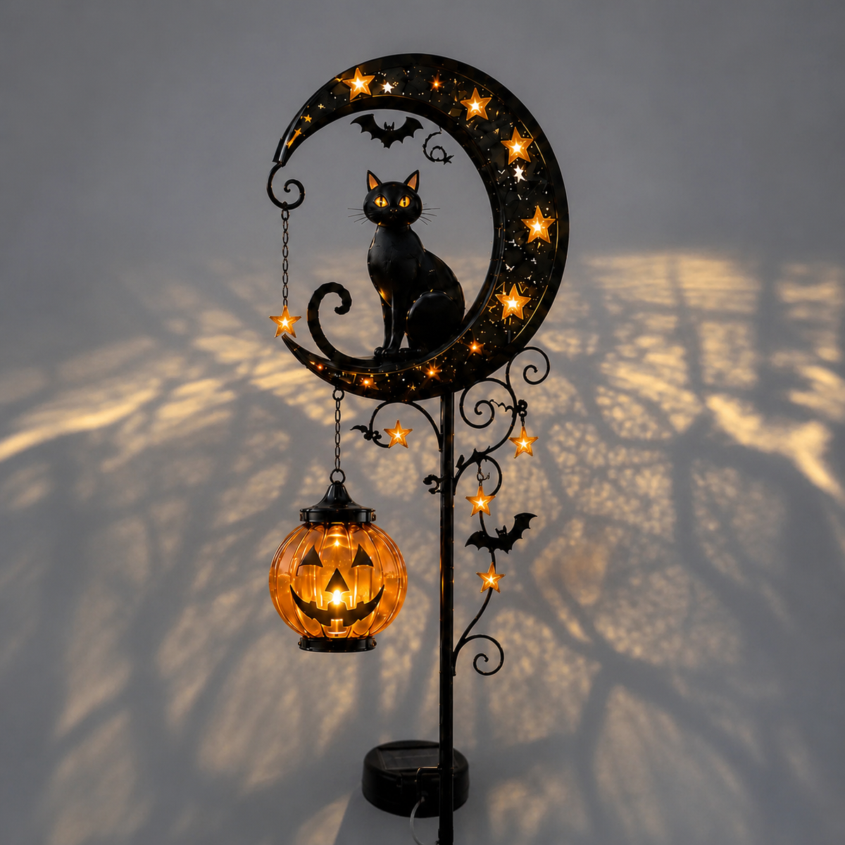 🎃 Halloween Early Bird Sale 🎃Pumpkin Moon Garden Stake Light