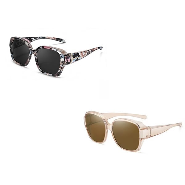 🎉😎2026 New Polarized UV400 Protection Trendy Round Cat-eye Sunglasses 🕶️Limited-time offer – Buy 1, Get 1 Free 🕶️✨