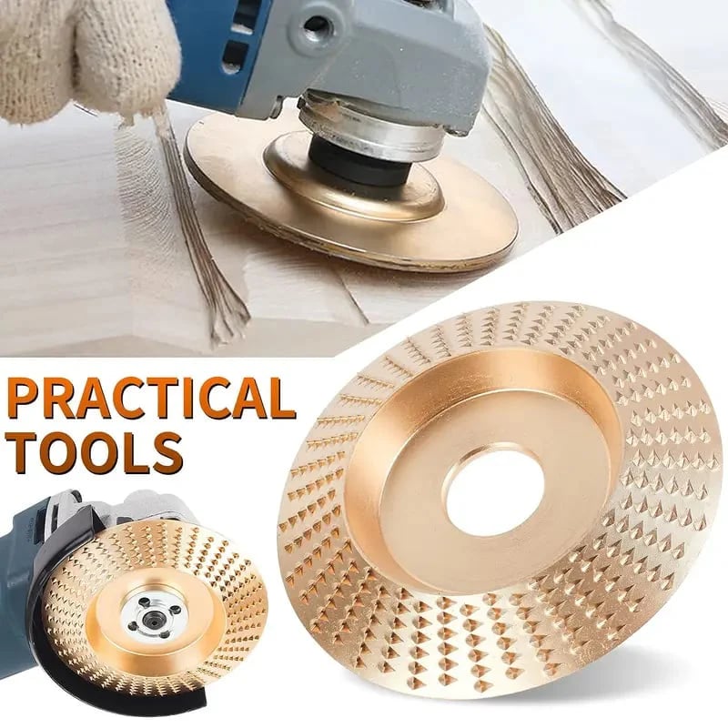 Wood carving and grinding wheel set - Shaped grinding wheels for wood cutting