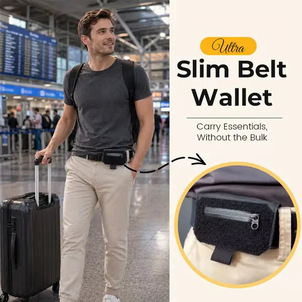 💰Men's Ultra-Slim Belt Wallet