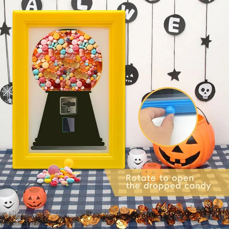 🍬Rare Vintage The Handy Candy Frame - Hanging Candy Machine Art🔥