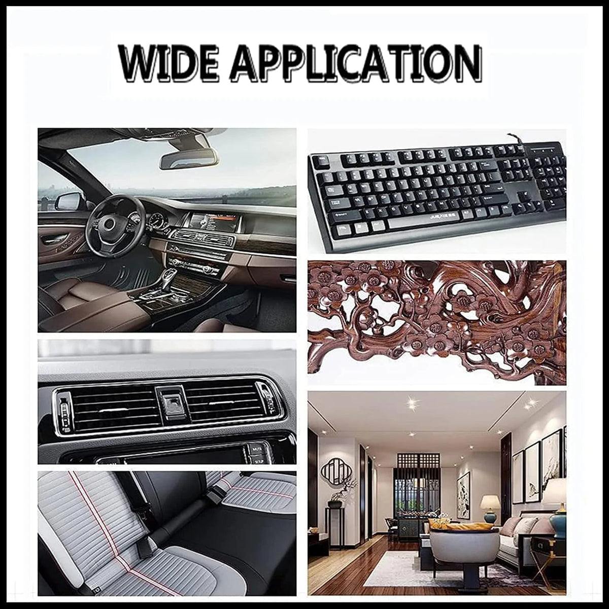 🚗Car interior cleaning brush with logo