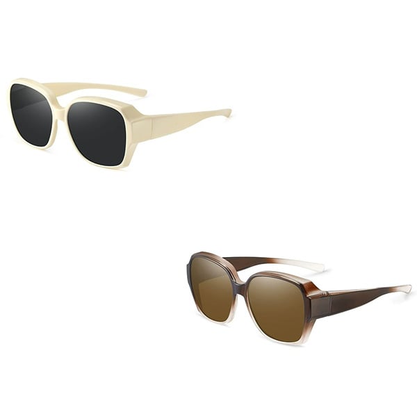 🎉😎2026 New Polarized UV400 Protection Trendy Round Cat-eye Sunglasses 🕶️Limited-time offer – Buy 1, Get 1 Free 🕶️✨