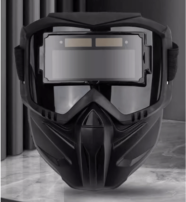 ⚡Auto-darkening welding helmet for eye safety✨