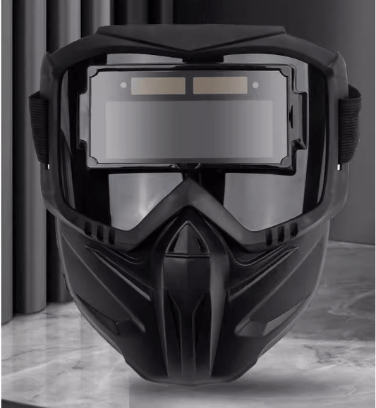 ⚡Auto-darkening welding helmet for eye safety✨