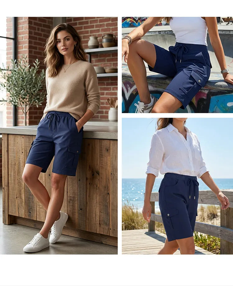🔥Summer Hot Sale-Women's Hiking Cargo Shorts