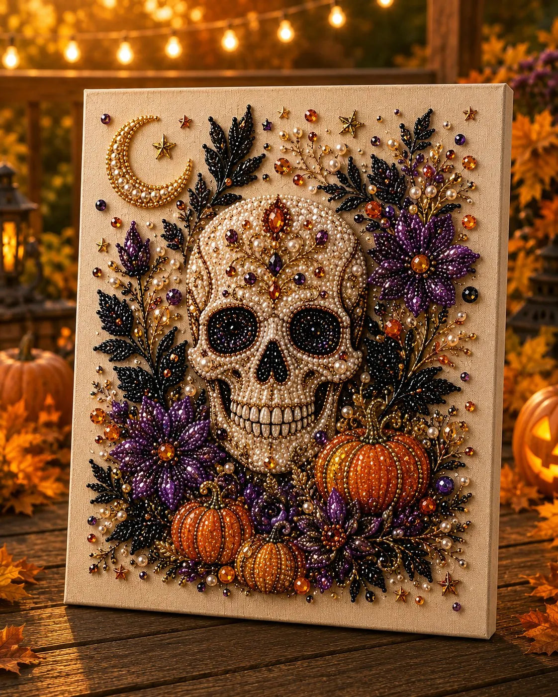 🎃👻Halloween Ghost Pearl Art DIY Kit
