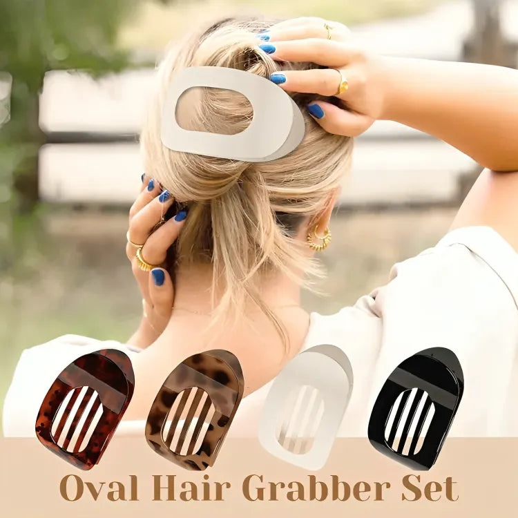 💕The perfect Mother's Day gift🌹Solid Color Hair Clip (4 pieces)
