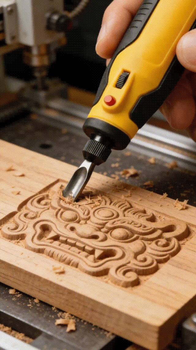 🛠️🎁USB-Rechargeable Mini Electric Wood Carving & Engraving Tool