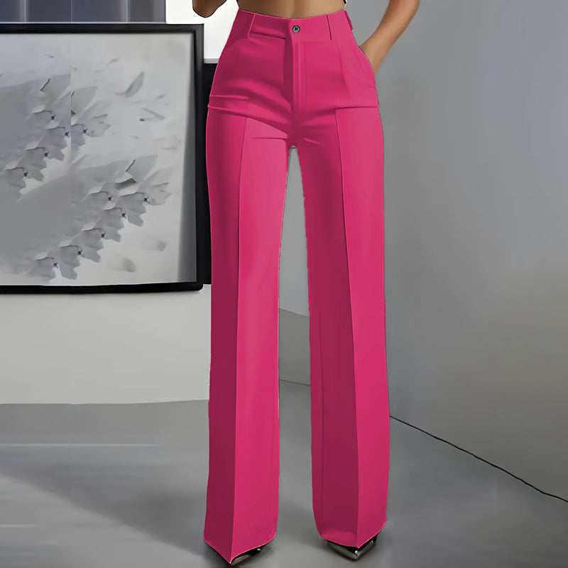 🎉🎉New high-waisted, straight-leg, minimalist suit pants