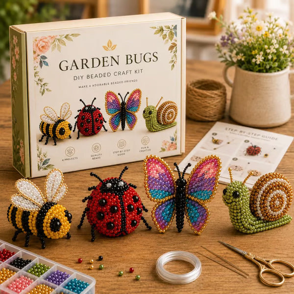 🦌Most Popular🧵Mini 3D Beaded Animal Craft Kit