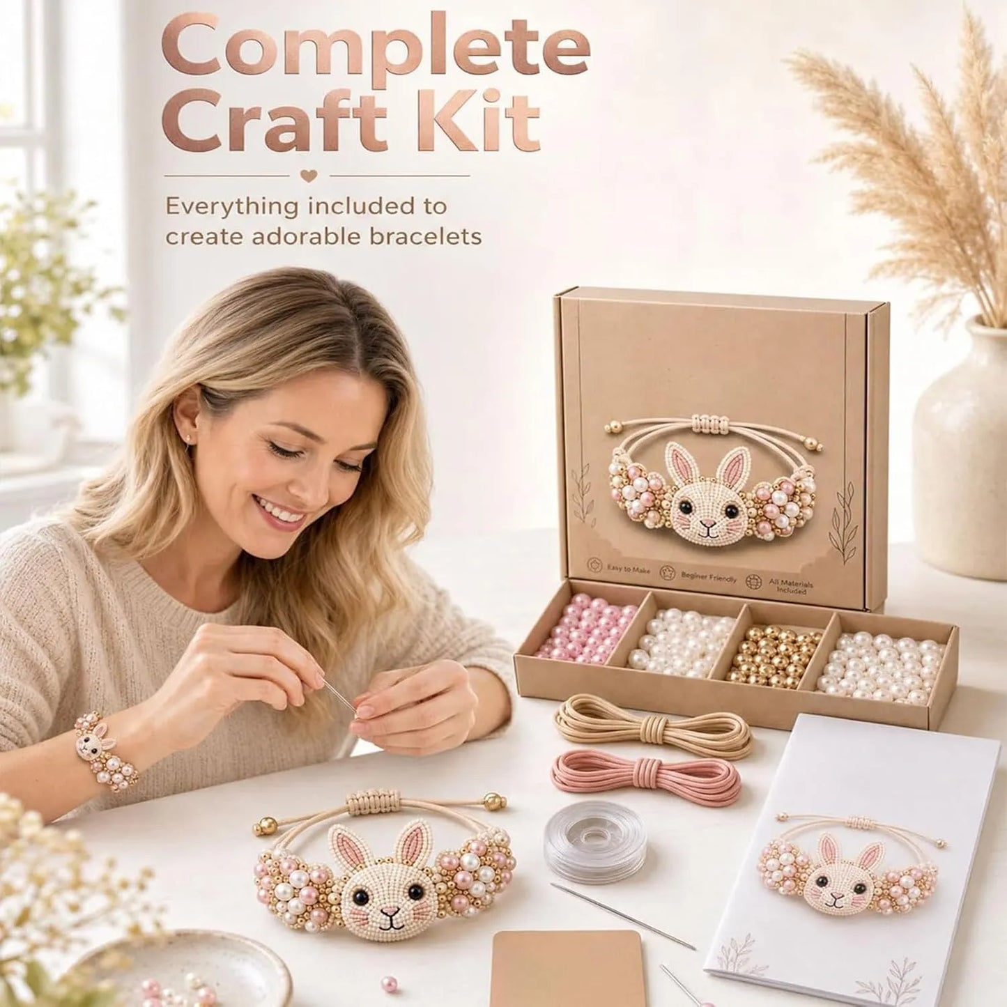 🦋Animal Beaded Bracelet DIY Kit Series🐞