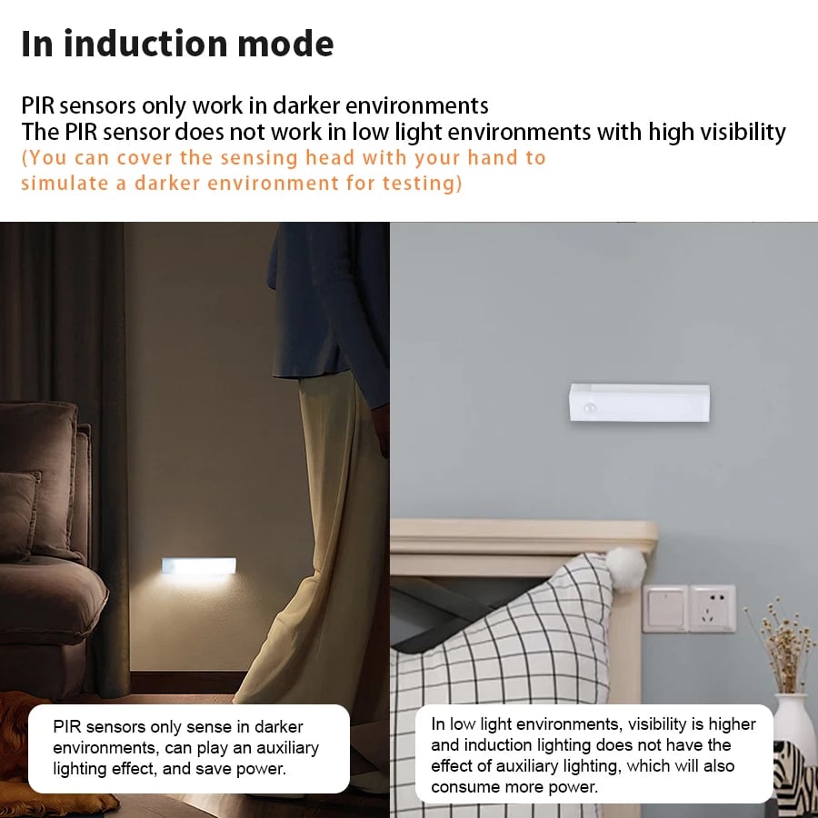 🔥Punch-free Smart Sensor Magnetic Rechargeable LED Lights✈Fast Worldwide Shipping