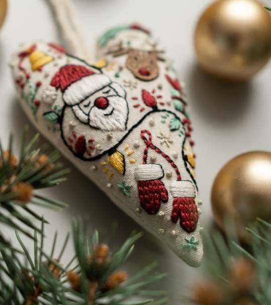 🎄Pre-Christmas Shopping: DIY Heart-Shaped Hand-Embroidered Christ Figures🎅