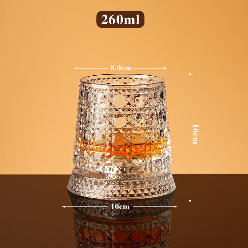 360° Rotating Whiskey Glass Tumbler🍺