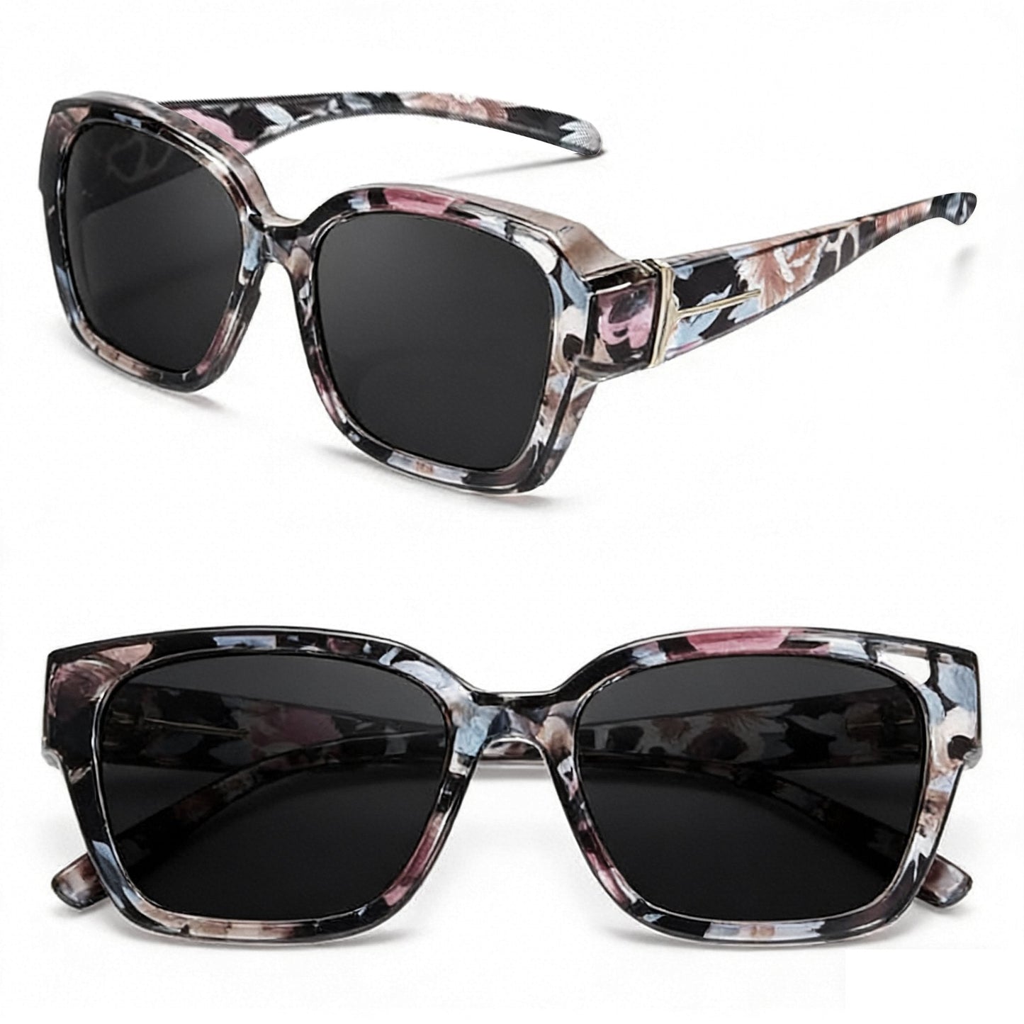 🎉😎2026 New Polarized UV400 Protection Trendy Round Cat-eye Sunglasses 🕶️Limited-time offer – Buy 1, Get 1 Free 🕶️✨