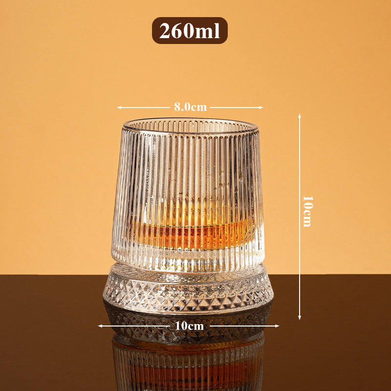 360° Rotating Whiskey Glass Tumbler🍺