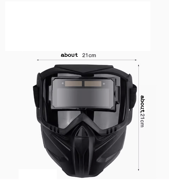 ⚡Auto-darkening welding helmet for eye safety✨