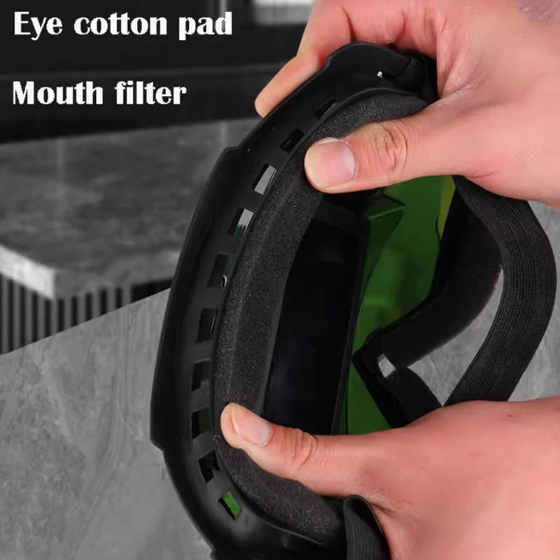 ⚡Auto-darkening welding helmet for eye safety✨