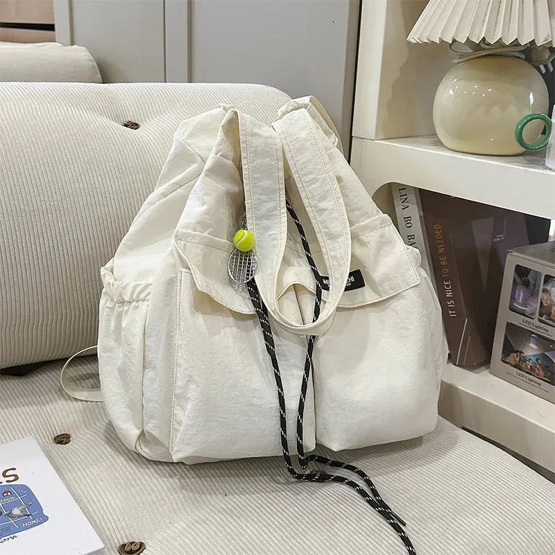 👜Large-Capacity Drawstring Convertible Tote Backpack