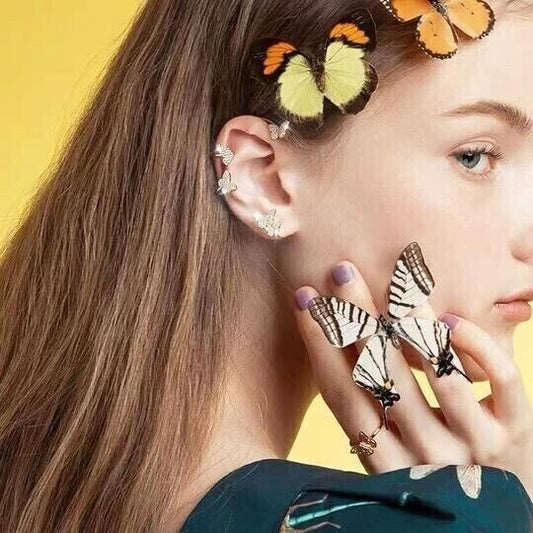Butterfly Swan and  Snake  Earrings