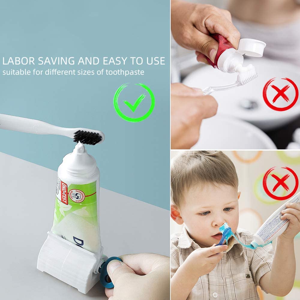 Rolling toothpaste squeezer