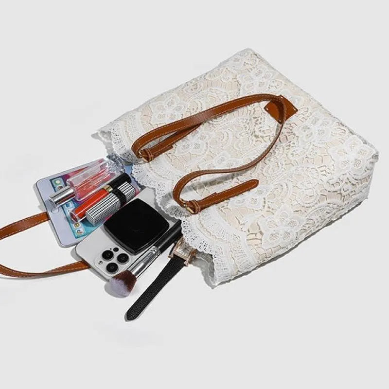 🤍Vintage Lace Shoulder Bag