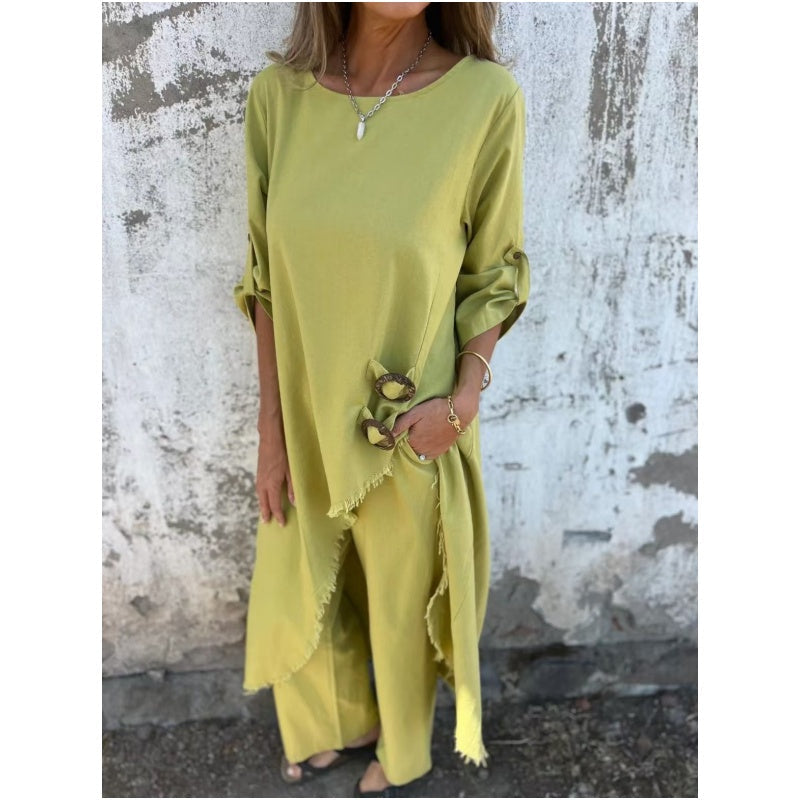 🎉2026 Women's Irregular Dress and Loose Fit Pants